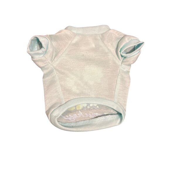 Disney Mickey Mouse Spring Dog Shirt T-Shirt Pet Apparel Flowers Blue Sz XS NWT - Picture 3 of 5